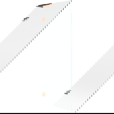 Mexen Lunar L vonios ekrano 1-durų 60 x 150 cm, skaidrus, rožinis auksas - 897L-060-000-60-00