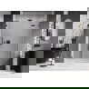 Mexen Lunar dušo durys atidaromos dešinės 130 cm, skaidrios, ginklų metalas - 834S-130-050-95-00-P