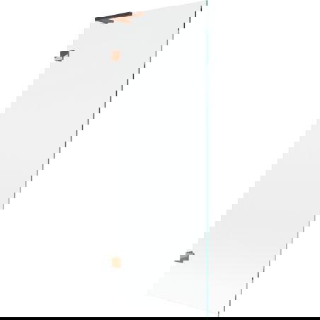 Mexen Lunar L vonios pertvara 1-durų 70 x 150 cm, skaidri, rožinis auksas - 897L-070-000-60-00