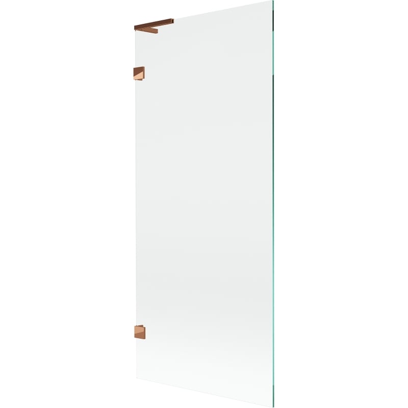 Mexen Lunar L vonios pertvara su viena dalimi 80 x 150 cm, skaidri, rožinis auksas - 897L-080-000-60-00