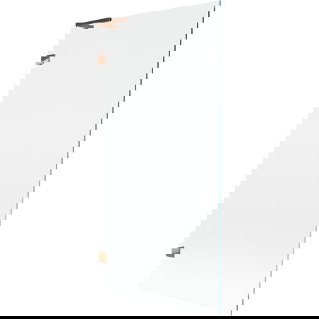 Mexen Lunar L vonios sienelė 1-durų 90 x 150 cm, skaidri, rožinis auksas - 897L-090-000-60-00