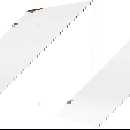 Mexen Lunar L vienasparnis dušo ekranas 100 x 150 cm, skaidrus, rožinis auksas - 897L-100-000-60-00