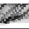 Mexen Lunar dešinės pusės dušo durys 135 cm, permatomos, ginklų metalo - 834S-135-050-95-00-P