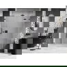 Mexen Lunar dešinės pusės dušo durys, 160 cm, skaidrios, ginklų metalo spalvos - 834S-160-050-95-00-P