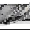 Mexen Lunar dešinės pusės dušo durys, 160 cm, skaidrios, ginklų metalo spalvos - 834S-160-050-95-00-P