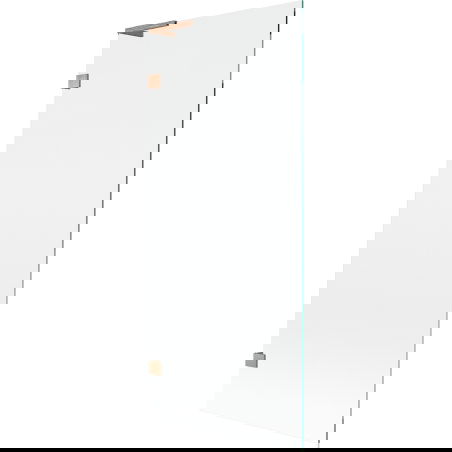 Mexen Lunar L vonios uždanga 1-durų 80 x 150 cm, skaidri, šlifuota varis - 897L-080-000-65-00