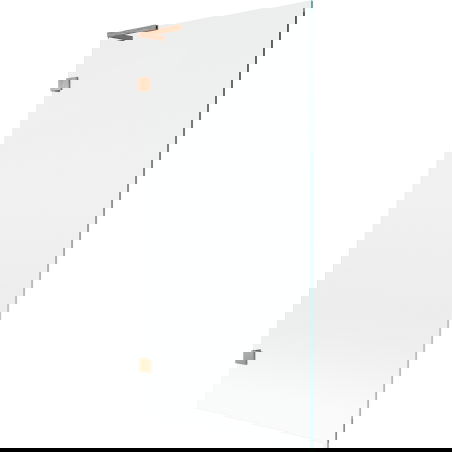 Mexen Lunar L vonios kambario pertvara, 1-duris 90 x 150 cm, permatoma, šlifuoto vario - 897L-090-000-65-00