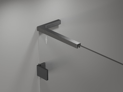 Mexen Lunar L vonios ekrano siena 1-duris 60 x 150 cm, skaidrus, ginklų pilka šlifuota - 897L-060-000-66-00