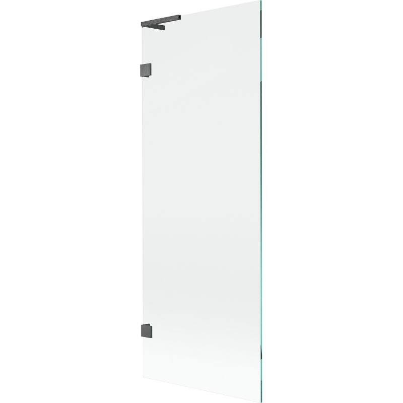 Mexen Lunar L vonios ekranas, 1-sparnuotas 70 x 150 cm, permatomas, šlifuotas ginklų pilkas - 897L-070-000-66-00