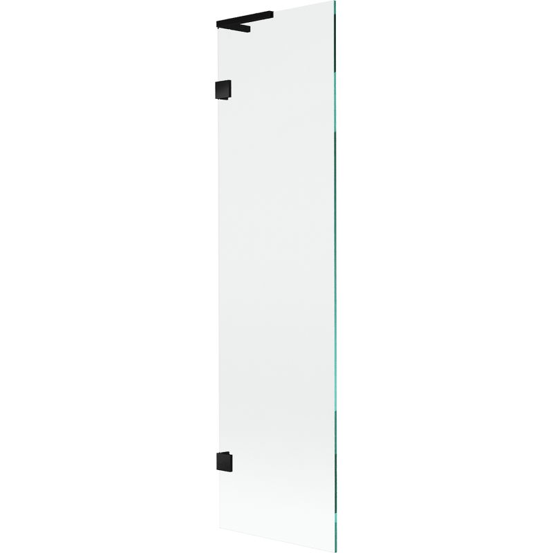 Mexen Lunar L vonios ekranas, 1 sparno, 50 x 150 cm, skaidrus, juodas - 897L-050-000-70-00
