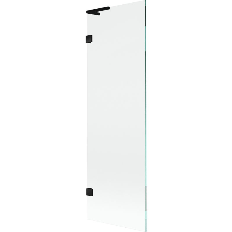 Mexen Lunar L vonios ekranas, 1-segmentis, 60 x 150 cm, skaidrus, juodas - 897L-060-000-70-00