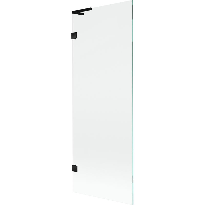 Mexen Lunar L vonios pertvara vienos dalies, 70 x 150 cm, permatoma, juoda - 897L-070-000-70-00