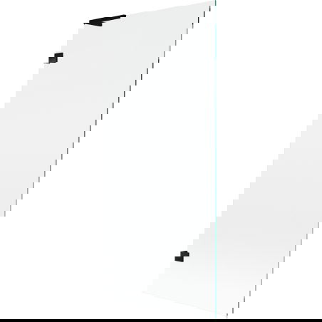 Mexen Lunar L vienos dalies vonios ekranas, 80 x 150 cm, permatomas, juodas - 897L-080-000-70-00