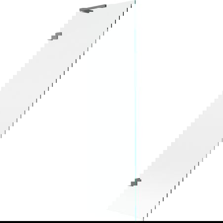 Mexen Lunar L vonios panelis su vienu varčiu 50 x 150 cm, permatomas, ginklų metalas - 897L-050-000-95-00