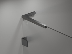 Mexen Lunar L vonios skydo vienasparnis 100 x 150 cm, skaidrus, ginklai metalas - 897L-100-000-95-00