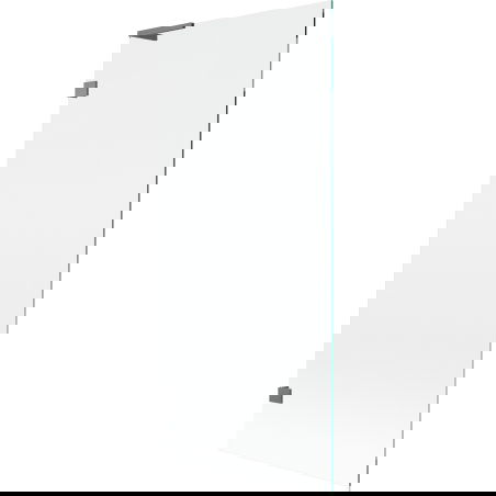 Mexen Lunar L vonios ekranas su vienu sparnu 80 x 150 cm, skaidrus, gunmetal - 897L-080-000-95-00