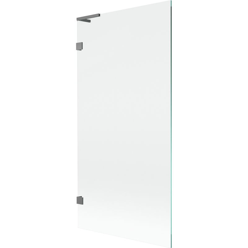 Mexen Lunar L vienasienis vonios ekranas, 90 x 150 cm, skaidrus, tamsaus metalo - 897L-090-000-95-00