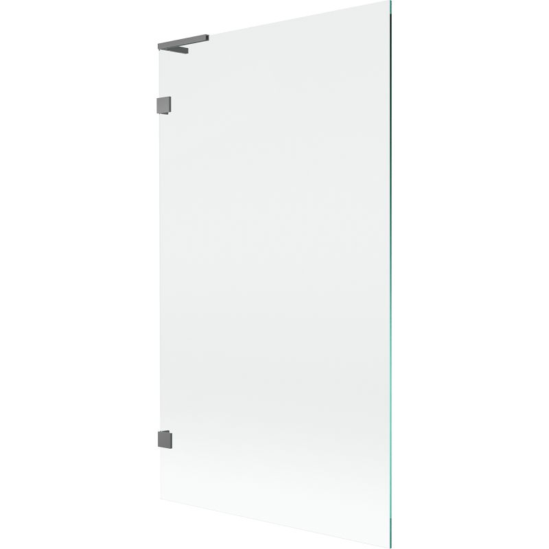 Mexen Lunar L vonios skydo vienasparnis 100 x 150 cm, skaidrus, ginklai metalas - 897L-100-000-95-00