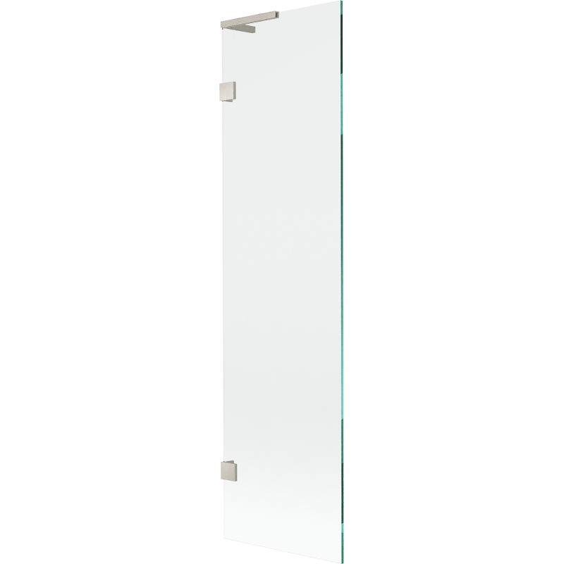 Mexen Lunar L vonios pertvara 1-durų 50 x 150 cm, skaidri, šlifuotas nikelis - 897L-050-000-97-00
