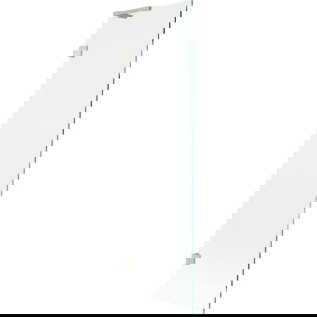 Mexen Lunar L vonios ekrano sienelė, 1 varčios, 50 x 150 cm, permatomas, matinis nikelis - 897L-050-000-97-00