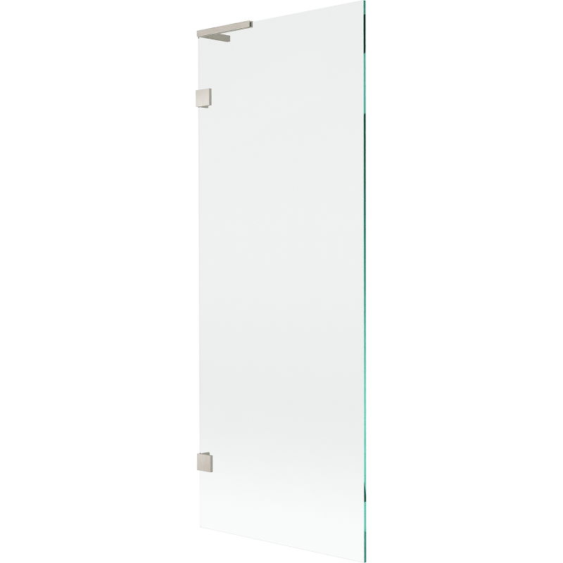 Mexen Lunar L vonios pertvara, 1-sparnio 70 x 150 cm, permatomi, šlifuotas nikelis - 897L-070-000-97-00