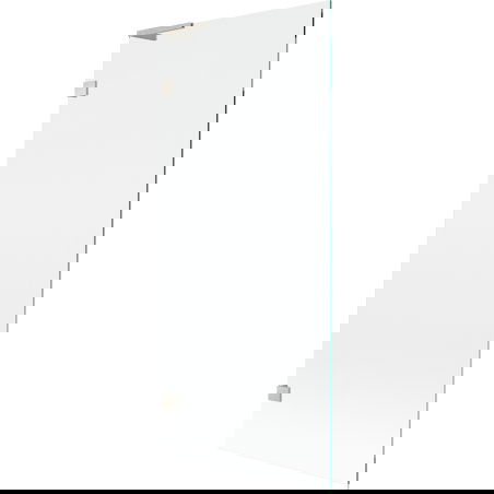 Mexen Lunar L vonios pertvara su viena dalimi 80 x 150 cm, skaidri, šlifuotas nikelis - 897L-080-000-97-00
