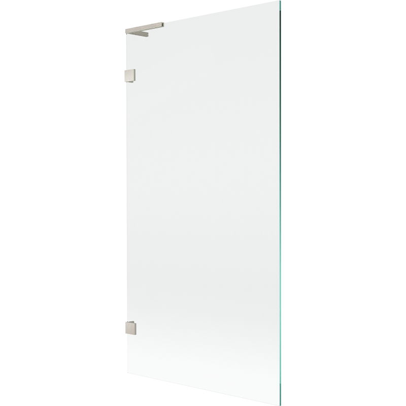 Mexen Lunar L vonios ekranas 1-duris 90 x 150 cm, skaidrus, šlifuotas nikeliu - 897L-090-000-97-00