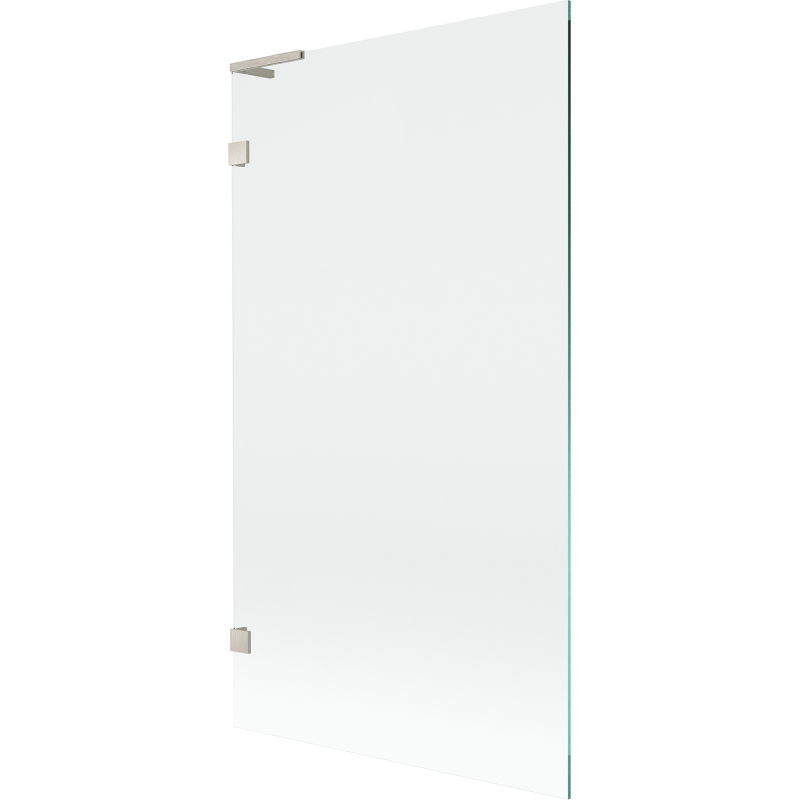 Mexen Lunar L vonios sienelė vienasparnis 100 x 150 cm, skaidrus, šlifuotas nikelis - 897L-100-000-97-00