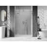 Mexen Lunar L kairiųjų durų dušo durys, permatomos, šlifuotas nikelis - 834SL-150-050-97-00-L