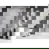 Mexen Lunar L dešinės pusės dušo durys 150 cm, skaidrios, baltos - 834SL-150-050-20-00-P