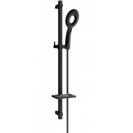 Mexen DQ73 stumdomas dušo komplektas, juodas - 785734581-70