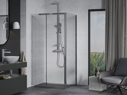 Mexen Apia stumdomas dušo kabinas 130 x 70 cm, skaidrus, chromas - 840-130-070-01-00