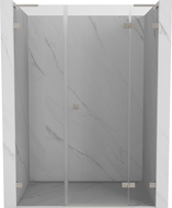 Mexen Lunar L dešų durys dešinės 130 cm, skaidrus, šlifuotas nikelis - 834SL-130-050-97-00-P