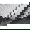 Mexen Apia stumdomas dušo kabina 135 x 100 cm, baltos juostos, chromas - 840-135-100-01-20