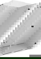 Mexen Lunar-B L į dešinę atsidaranti dušo kabina 90 x 70 cm, skaidri, juoda - 832L-090-070-70-00-P