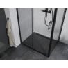 Mexen Apia stumdomas dušo kabinas 135 x 80 cm, skaidrus, juodas - 840-135-080-70-00