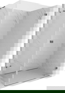 Mexen Lunar-B L dušo kabina su dešiniuoju varstomu duru atidarymu 95 x 70 cm, skaidrus, ginklų metalas - 832L-095-070-95-00-P