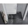 Mexen Apia stumdomos dušo durys 135 cm, juostos, chromas - 845-135-000-01-20