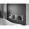 Mexen X-Wall-R įgilinta lentyna su apykakle 30 x 20 cm, inox - 1910302010
