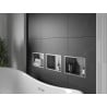 Mexen X-Wall-R įleidžiama lentyna su apsiuvimu 30 x 20 cm, inox - 1910302010