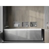 Mexen X-Wall-R įgilinta lentyna su apykakle 30 x 20 cm, inox - 1910302010