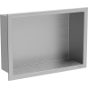 Mexen X-Wall-R įgilinta lentyna su apykakle 30 x 20 cm, inox - 1910302010