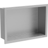 Mexen X-Wall-R įleidžiama lentyna su apsiuvimu 30 x 20 cm, inox - 1910302010