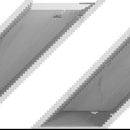 Mexen Lunar L dešinės pusės pakabinamos dušo durys 75 cm, skaidrios, chromas - 834L-075-000-01-00-P