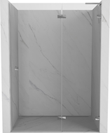 Mexen Lunar L dešrinių durų atveriamosios durys dešinės 135 cm, skaidrios, chromuotos - 834L-135-000-01-00-P