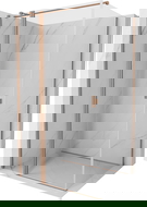 Mexen Mist T dušo kabina su varstomomis durimis 110 x 85 cm, skaidri, šlifuota varis - 8A4T-110-085-65-00