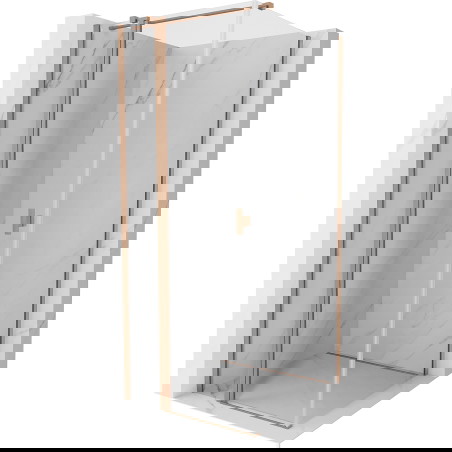 Mexen Mist T 110 x 110 cm varstoma dušo kabina, skaidri, šlifuota varis - 8A4T-110-110-65-00