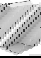 Mexen Mist T varstomos dušo kabina 100 x 70 cm, skaidri, juoda - 8A4T-100-070-70-00