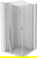 Mexen Mist Duo varstoma dušo kabina 115 x 115 cm, skaidri, chromuota - 8A4-115-115-01-00