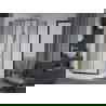 Mexen Apia stumdomas dušo kabinas 120 x 90 cm, permatomas, chromuotas + dušo padėklas Rio - 840-120-090-01-00-4510